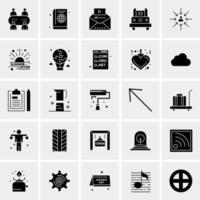 25 Universal Business Icons Vector Creative Icon Illustration to use in web and Mobile Related project