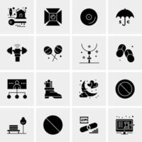 16 Universal Business Icons Vector Creative Icon Illustration to use in web and Mobile Related project