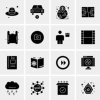 16 Universal Business Icons Vector Creative Icon Illustration to use in web and Mobile Related project