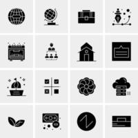 16 Universal Business Icons Vector Creative Icon Illustration to use in web and Mobile Related project