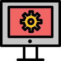 servicio de soporte en línea asistencia técnica soporte técnico mantenimiento web icono de color plano icono de vector plantilla de banner