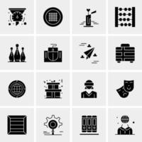 16 Universal Business Icons Vector Creative Icon Illustration to use in web and Mobile Related project