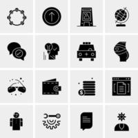 16 Universal Business Icons Vector Creative Icon Illustration to use in web and Mobile Related project