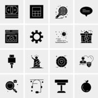 16 Universal Business Icons Vector Creative Icon Illustration to use in web and Mobile Related project