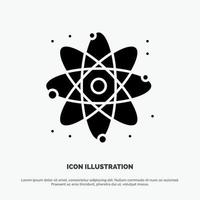 Physics React Science solid Glyph Icon vector