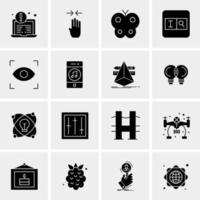 16 Universal Business Icons Vector Creative Icon Illustration to use in web and Mobile Related project