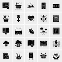 25 Universal Business Icons Vector Creative Icon Illustration to use in web and Mobile Related project