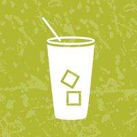 Iced Coffee Vector Icon