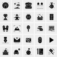 25 Universal Business Icons Vector Creative Icon Illustration to use in web and Mobile Related project