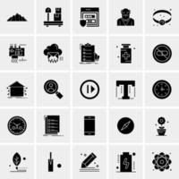 25 Universal Business Icons Vector Creative Icon Illustration to use in web and Mobile Related project