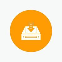 Inbox Box Cabinet Document Empty Project vector