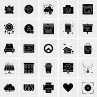 25 Universal Business Icons Vector Creative Icon Illustration to use in web and Mobile Related project