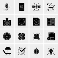 16 Universal Business Icons Vector Creative Icon Illustration to use in web and Mobile Related project