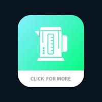 Boiler Coffee Machine Hotel Mobile App Icon Design vector