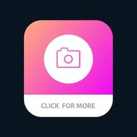 Camera Image Basic Ui Mobile App Button Android and IOS Glyph Version vector