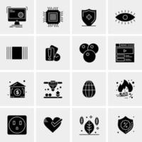 16 Universal Business Icons Vector Creative Icon Illustration to use in web and Mobile Related project