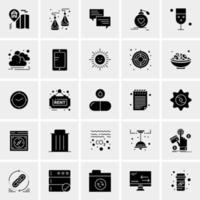 25 Universal Business Icons Vector Creative Icon Illustration to use in web and Mobile Related project