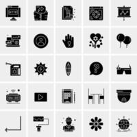 25 Universal Business Icons Vector Creative Icon Illustration to use in web and Mobile Related project