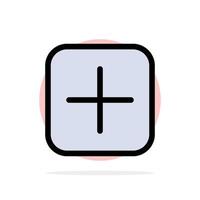 Instagram Plus Sets Upload Abstract Circle Background Flat color Icon vector