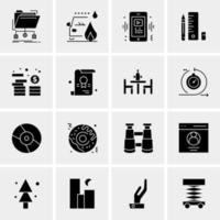 16 Universal Business Icons Vector Creative Icon Illustration to use in web and Mobile Related project