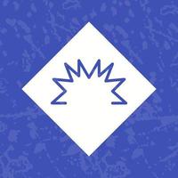 Danger of Welding Flash Vector Icon