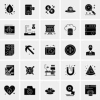 25 Universal Business Icons Vector Creative Icon Illustration to use in web and Mobile Related project