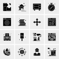 16 Universal Business Icons Vector Creative Icon Illustration to use in web and Mobile Related project