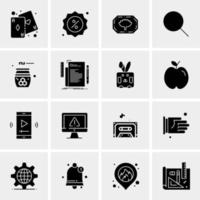 16 Universal Business Icons Vector Creative Icon Illustration to use in web and Mobile Related project