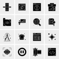 16 Universal Business Icons Vector Creative Icon Illustration to use in web and Mobile Related project