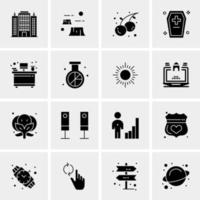 16 Universal Business Icons Vector Creative Icon Illustration to use in web and Mobile Related project