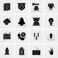 16 Universal Business Icons Vector Creative Icon Illustration to use in web and Mobile Related project