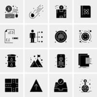 16 Universal Business Icons Vector Creative Icon Illustration to use in web and Mobile Related project