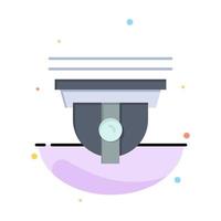 Camera Security Secure Cam Business Logo Template Flat Color vector