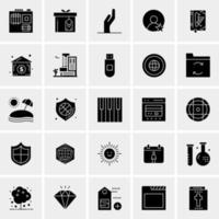 25 Universal Business Icons Vector Creative Icon Illustration to use in web and Mobile Related project