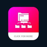 Folder Folders Network Computing Mobile App Icon Design vector