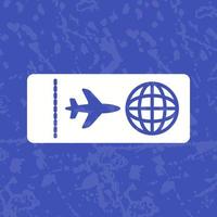 Plane Tickets Vector Icon