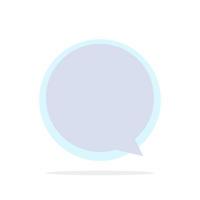 Chat Instagram Interface Abstract Circle Background Flat color Icon vector