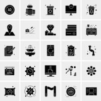 25 Universal Business Icons Vector Creative Icon Illustration to use in web and Mobile Related project