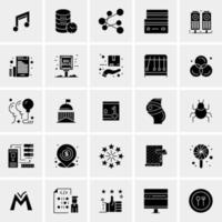 25 Universal Business Icons Vector Creative Icon Illustration to use in web and Mobile Related project