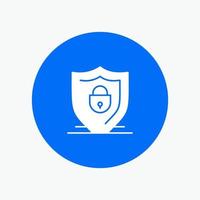 Internet Shield Lock Security vector