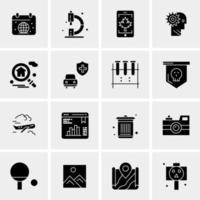 16 Universal Business Icons Vector Creative Icon Illustration to use in web and Mobile Related project