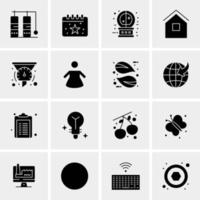 16 Universal Business Icons Vector Creative Icon Illustration to use in web and Mobile Related project