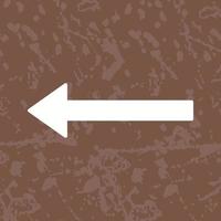 Unique Left Arrow Vector Icon