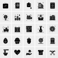 25 Universal Business Icons Vector Creative Icon Illustration to use in web and Mobile Related project