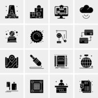 16 Universal Business Icons Vector Creative Icon Illustration to use in web and Mobile Related project