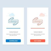 Knife Razor Sharp Blade  Blue and Red Download and Buy Now web Widget Card Template vector