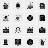 16 Universal Business Icons Vector Creative Icon Illustration to use in web and Mobile Related project