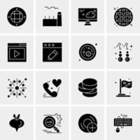 16 Universal Business Icons Vector Creative Icon Illustration to use in web and Mobile Related project