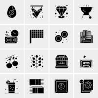 16 Universal Business Icons Vector Creative Icon Illustration to use in web and Mobile Related project