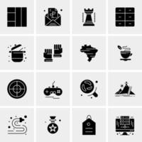 16 Universal Business Icons Vector Creative Icon Illustration to use in web and Mobile Related project